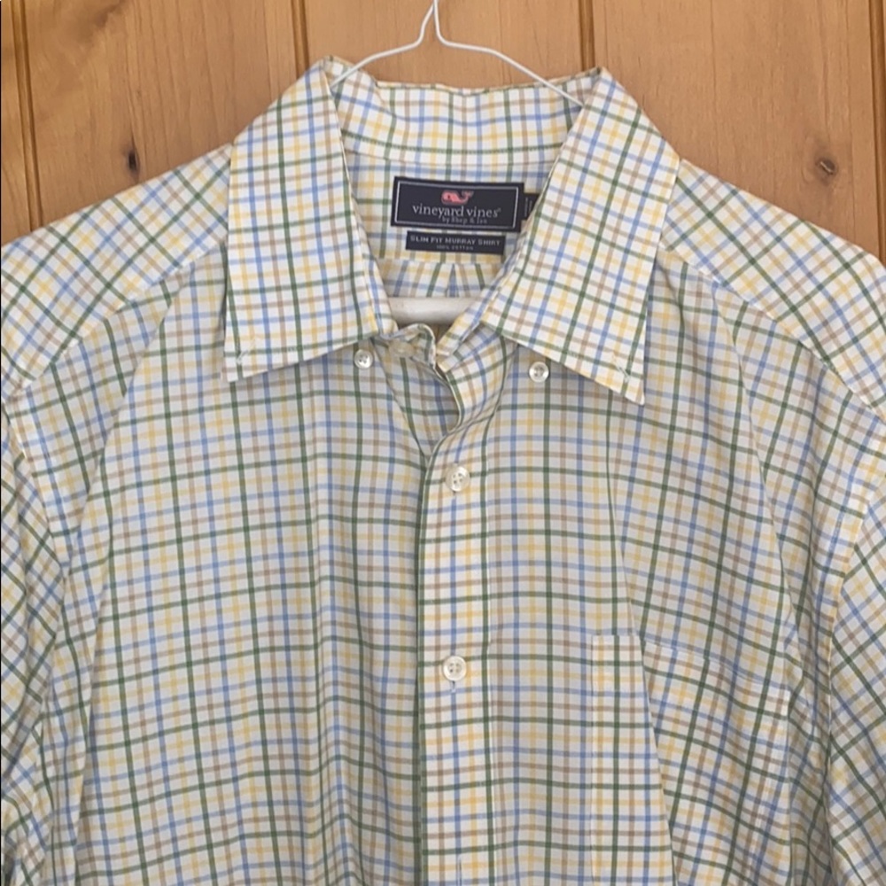 Vineyard Vines Slim Fit Plaid Cotton Murray Shirt